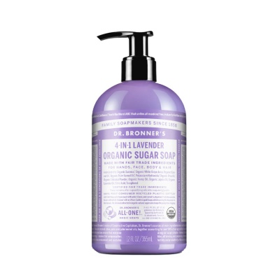 Dr Bronners Lavender Sugar Pump Soap 355ml